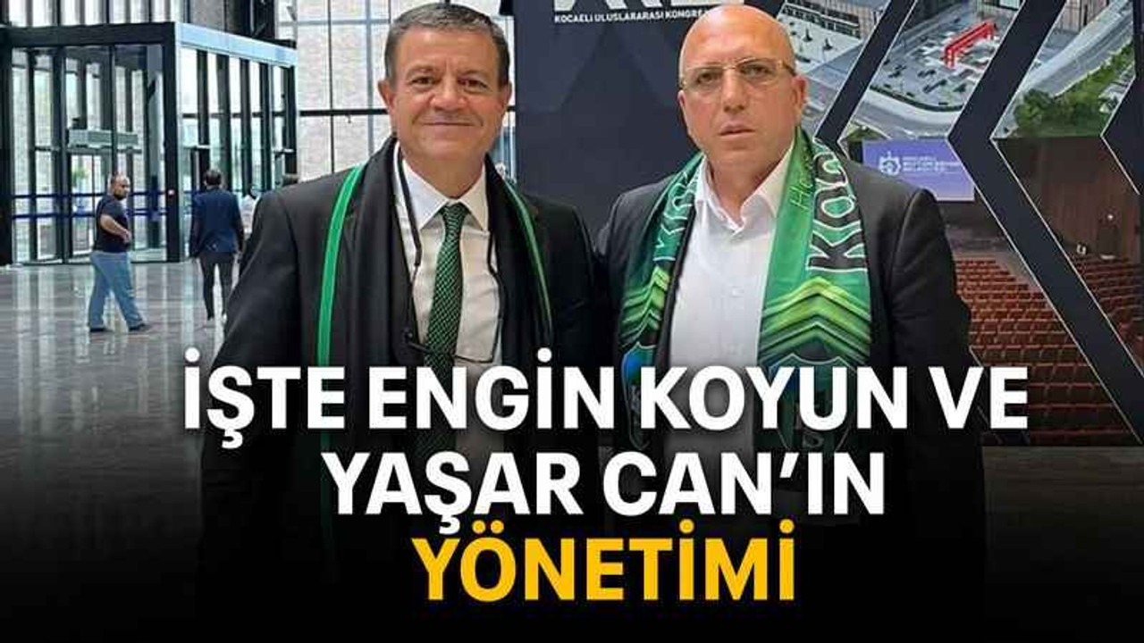 İşte Koyun ve Can’ın yönetimi